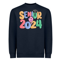 Navy senior 2024 Heavyweight Sweatshirt - MaliasSmallBusiness