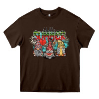 Chocolate Brown hello summer Heavy Core Tee - SublimationCraftShop