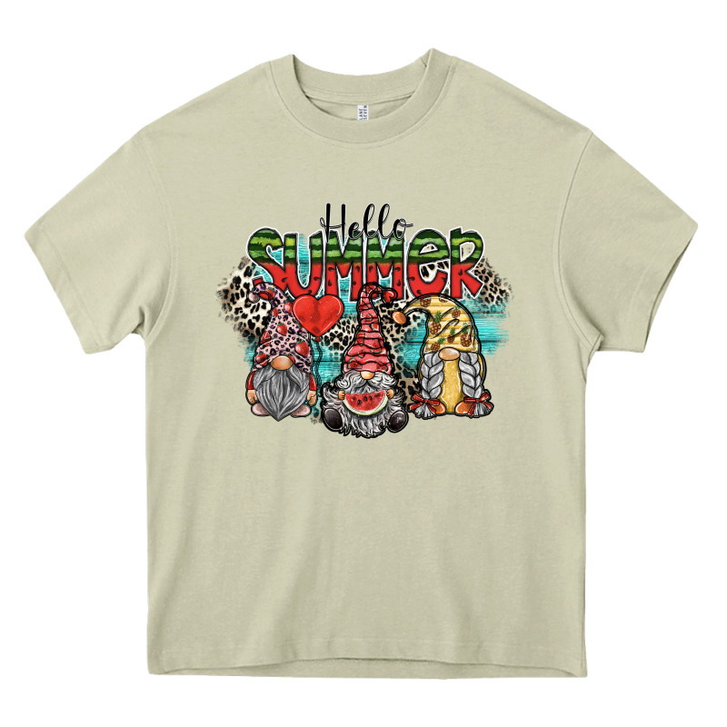 Hello Summer Heavy Core Tee by SublimationCraftShop | Teevron
