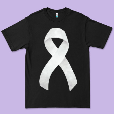 Lung Cancer Ribbon Fa Element Premium Tee Designed By Fadigitalartstudio