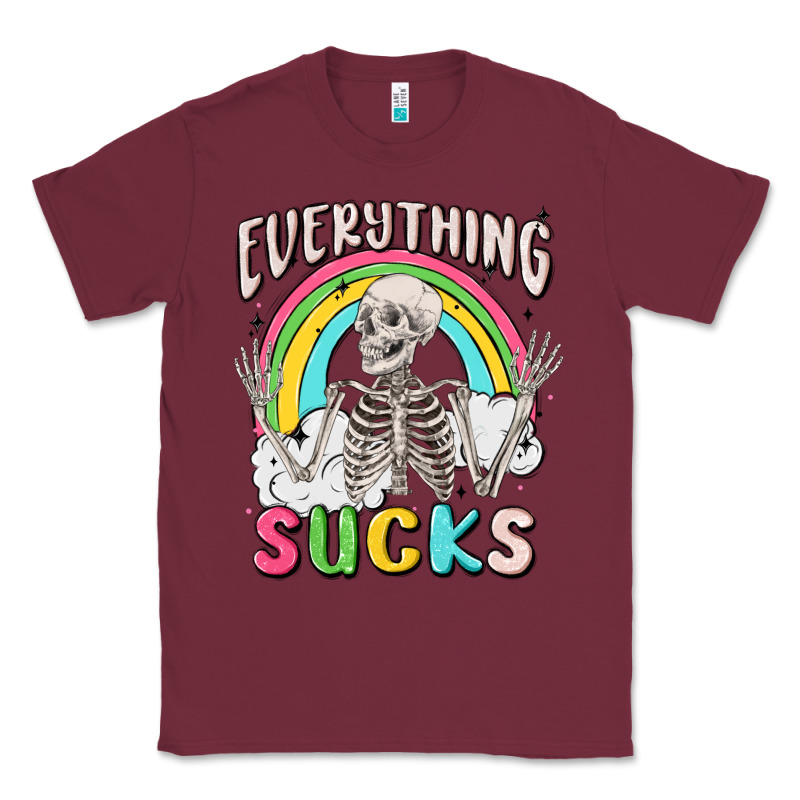Everything Sucks Classic Tee by MaliasSmallBusiness | Teevron