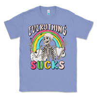 Colony Blue everything sucks Classic Tee - MaliasSmallBusiness