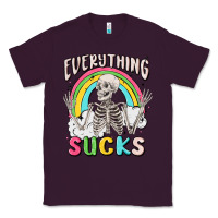 Plum everything sucks Classic Tee - MaliasSmallBusiness