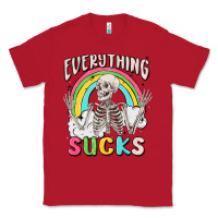 Red everything sucks Classic Tee - MaliasSmallBusiness