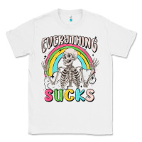 White everything sucks Classic Tee - MaliasSmallBusiness