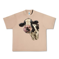 Burro Cute Holstein Heifer Urban Heavy Tee - LillyAllenDesigns
