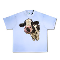 Grape Ice Cute Holstein Heifer Urban Heavy Tee - LillyAllenDesigns