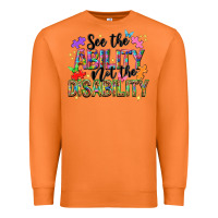 Carrot see the ability not the disability Premium Sweatshirt - NancyCooperArtShop