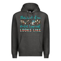 Charcoal Heather this is what an awesome dental hygienist looks like Premium Hoodie - JahusDesignShop