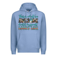Colony Blue this is what an awesome dental hygienist looks like Premium Hoodie - JahusDesignShop
