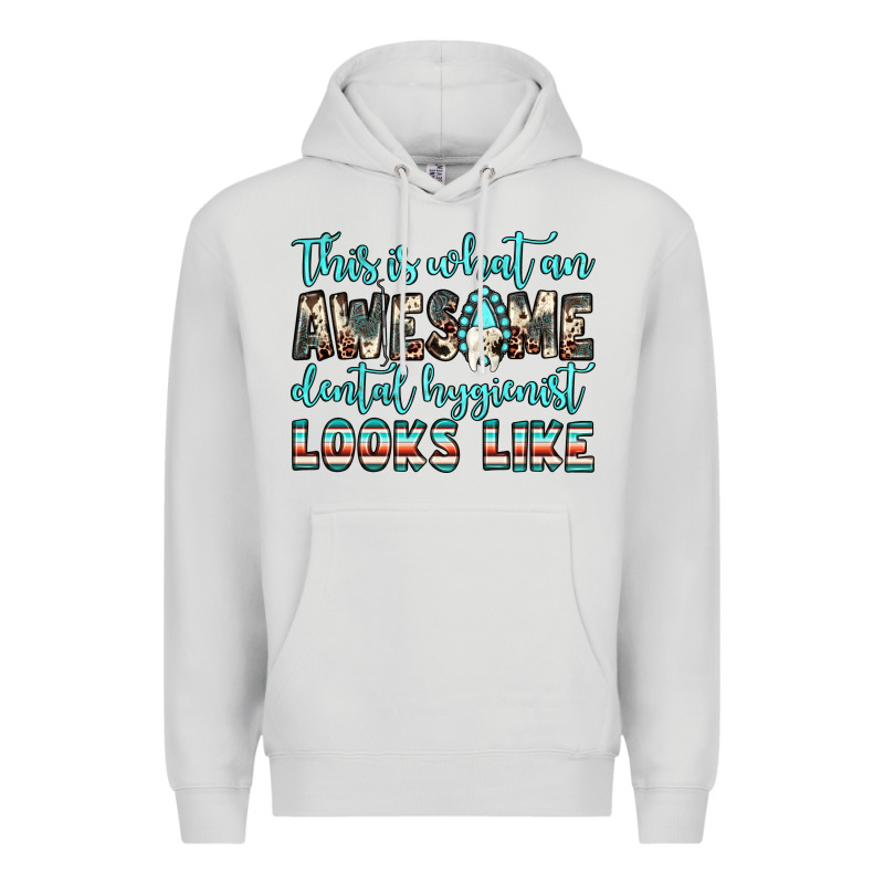 This Is What An Awesome Dental Hygienist Looks Like Premium Hoodie by JahusDesignShop | Teevron