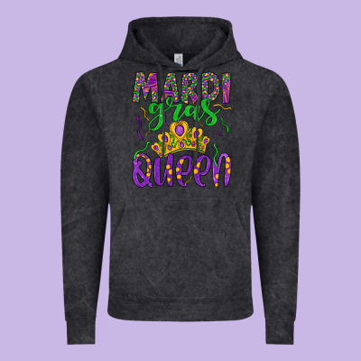 Mardi Gras Queen Vintage Hoodie Designed By Artiststas
