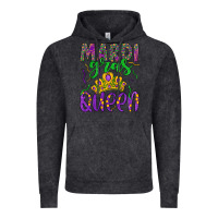 Vintage Black mardi gras queen Vintage Hoodie - Artiststas