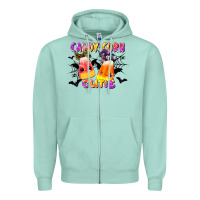 Seafoam candy corn cute Zipper Hoodie - LillyAllenDesigns