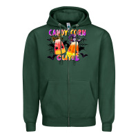 Sports Green candy corn cute Zipper Hoodie - LillyAllenDesigns