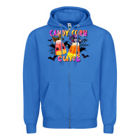 True Royal candy corn cute Zipper Hoodie - LillyAllenDesigns
