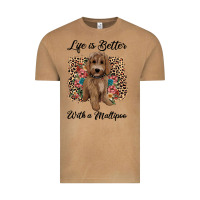 Vintage Camel life is better with a maltipoo Vintage Tee - BarkalooDesign