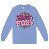 Colony Blue wax boss Long Sleeve Tee - MaliasSmallBusiness