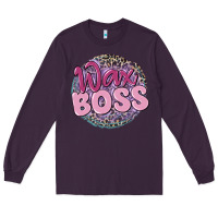 Plum wax boss Long Sleeve Tee - MaliasSmallBusiness