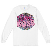 White wax boss Long Sleeve Tee - MaliasSmallBusiness