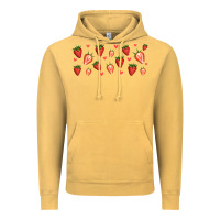 Vintage Mustard strawberry Vintage Hoodie - Jasminsmagicworld