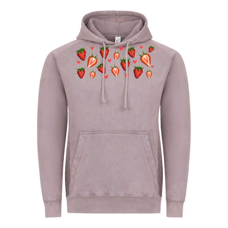 Strawberry Vintage Hoodie by Jasminsmagicworld | Teevron