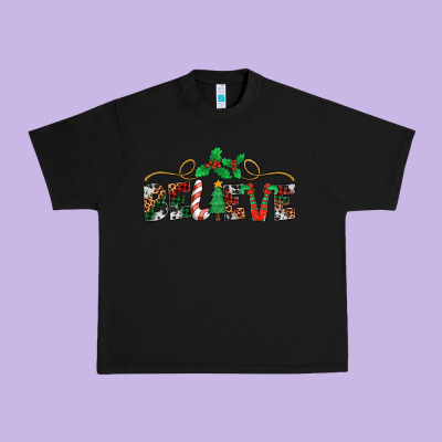 Believe Santa Claus Christmas Urban Heavy Tee Designed By Jasminsmagicworld