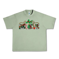 Oil Green believe santa claus christmas Urban Heavy Tee - Jasminsmagicworld