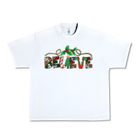 White believe santa claus christmas Urban Heavy Tee - Jasminsmagicworld