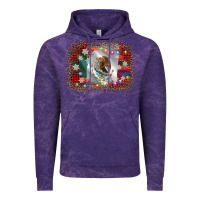 Cloud Purple mexico flag christmas Vintage Hoodie - AdoDesignShop