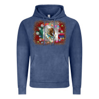 Vintage Denim mexico flag christmas Vintage Hoodie - AdoDesignShop