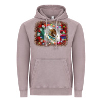 Vintage Zinc mexico flag christmas Vintage Hoodie - AdoDesignShop