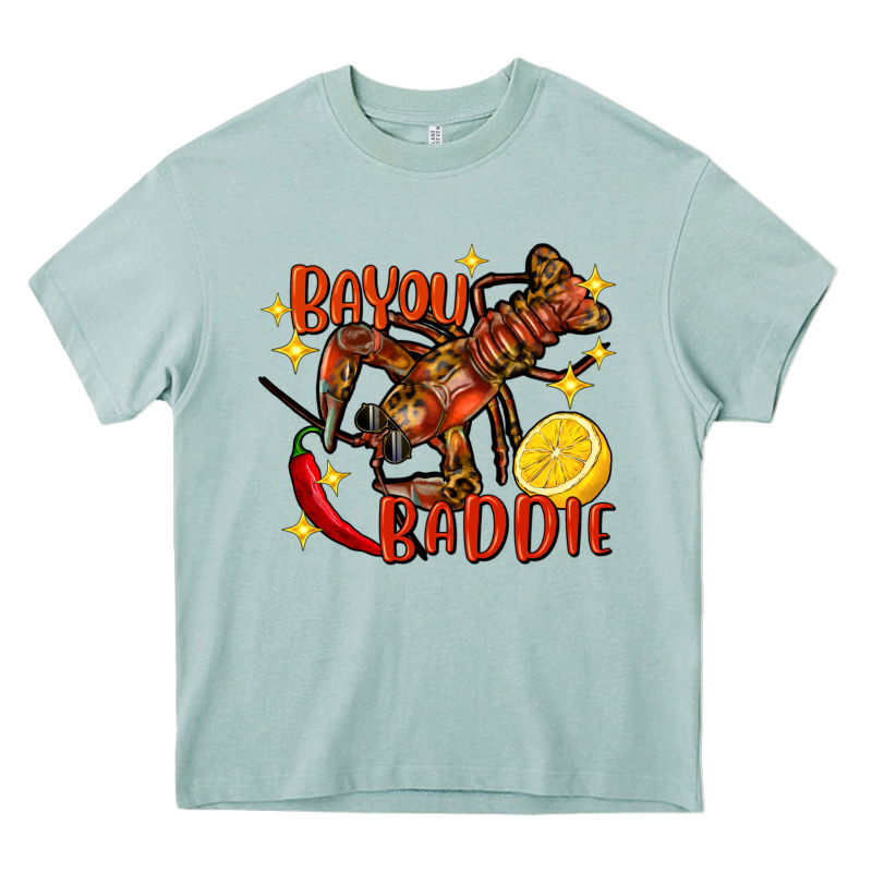 Crawfish Bayou Baddie Heavy Core Tee by FaDigitalArtStudio | Teevron