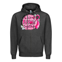 Charcoal Heather breast cancer awareness we fight together Zipper Hoodie - LillyAllenDesigns