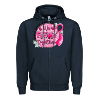 Navy breast cancer awareness we fight together Zipper Hoodie - LillyAllenDesigns