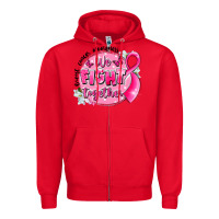 Red breast cancer awareness we fight together Zipper Hoodie - LillyAllenDesigns