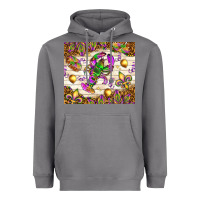 Storm Mardi Gras with crab Heavyweight Hoodie - NancyCooperArtShop