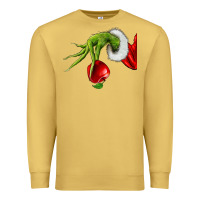 Antique Gold Christmas Character Premium Sweatshirt - NancyCooperArtShop