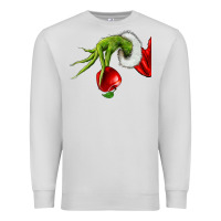 Dove Grey Christmas Character Premium Sweatshirt - NancyCooperArtShop