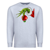 Heather Grey Christmas Character Premium Sweatshirt - NancyCooperArtShop