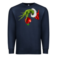 Navy Christmas Character Premium Sweatshirt - NancyCooperArtShop