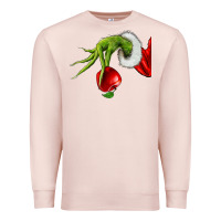 Pale Pink Christmas Character Premium Sweatshirt - NancyCooperArtShop