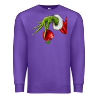 Purple Christmas Character Premium Sweatshirt - NancyCooperArtShop
