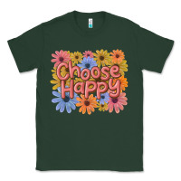 Sports Green choose happy Classic Tee - MaliasSmallBusiness
