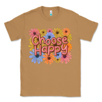 Toasted Coconut choose happy Classic Tee - MaliasSmallBusiness