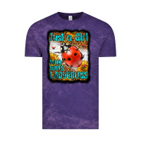 Cloud Purple Western Just A Girl Who Loves Ladybug Vintage Tee - LillyAllenDesigns