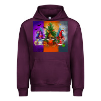 Mauve Wine halloween gnomes Urban Hoodie - FaDigitalArtStudio