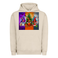 Pigment French Oak halloween gnomes Urban Hoodie - FaDigitalArtStudio