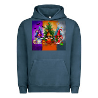 Pigment Midnight Navy halloween gnomes Urban Hoodie - FaDigitalArtStudio