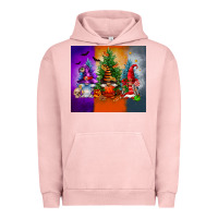 Pigment Salmon halloween gnomes Urban Hoodie - FaDigitalArtStudio